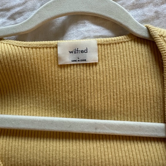 WILFRED CROP YELLOW TOP - Picture 2 of 4